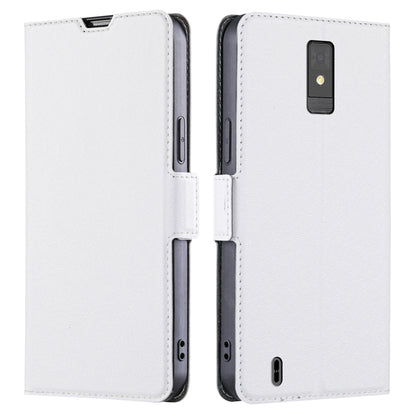 For ZTE Blade A32 Shockproof Phone Case Anti-Drop PU Leather Flip Cover with Card Slot Stand