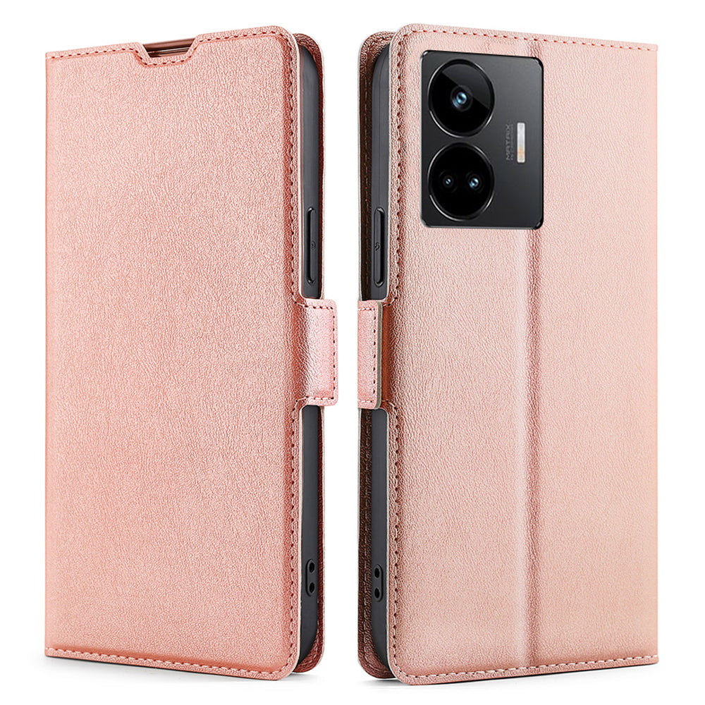 Phone Case for Realme GT Neo 5 5G / Neo 5 240W 5G / GT3 5G Card Slot PU Leather Flip Stand Cover