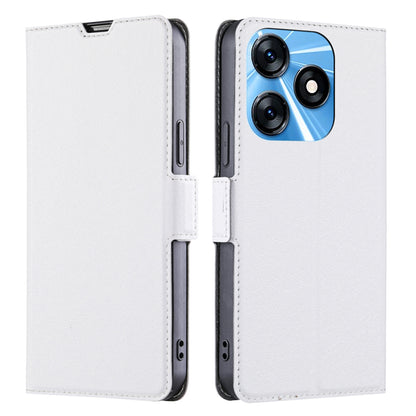 Card Slot PU Leather Phone Case for Tecno Spark 10 4G Flip Stand Shockproof Protective Cover