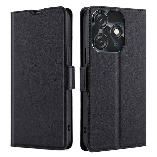 For Tecno Spark 10C 4G PU Leather Drop-proof Phone Flip Case Stand Card Slot Protective Cover
