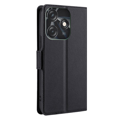 For Tecno Spark 10C 4G PU Leather Drop-proof Phone Flip Case Stand Card Slot Protective Cover