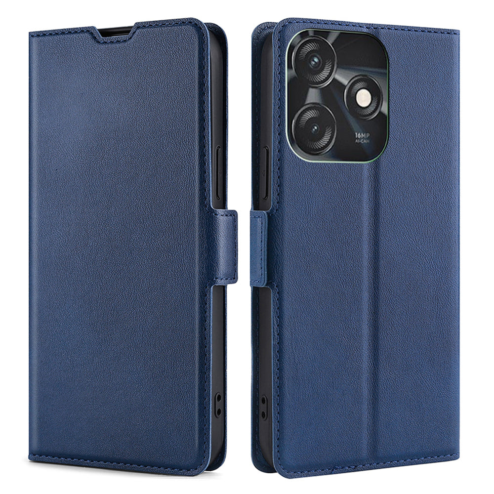 For Tecno Spark 10C 4G PU Leather Drop-proof Phone Flip Case Stand Card Slot Protective Cover