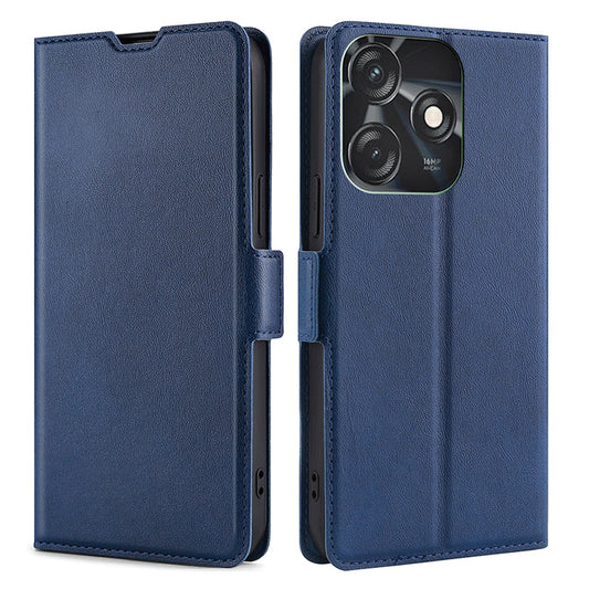 For Tecno Spark 10C 4G PU Leather Drop-proof Phone Flip Case Stand Card Slot Protective Cover