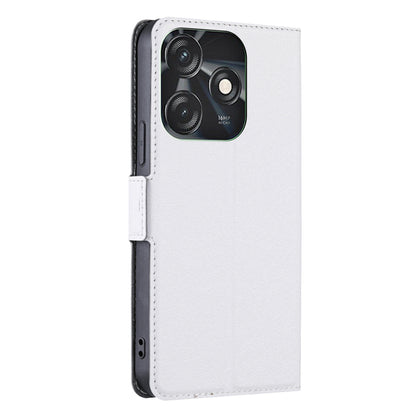 For Tecno Spark 10C 4G PU Leather Drop-proof Phone Flip Case Stand Card Slot Protective Cover