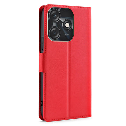 For Tecno Spark 10C 4G PU Leather Drop-proof Phone Flip Case Stand Card Slot Protective Cover