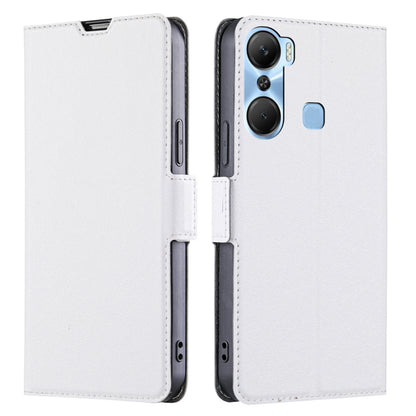 For Infinix Hot 12 Pro 4G Shockproof Phone Case PU Leather Anti-Drop Flip Cover with Card Slot Stand