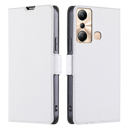 Card Slot Phone Case for Infinix Hot 20i 4G Shockproof PU Leather Flip Stand Protective Cover