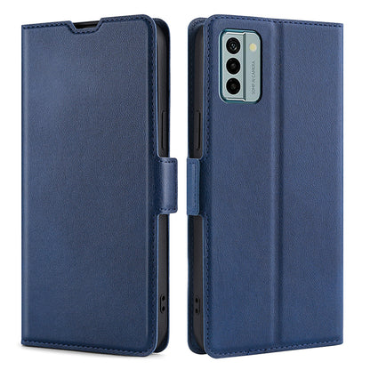 For Nokia G22 Anti-scratch PU Leather Phone Flip Case Stand Card Slot Protective Cover