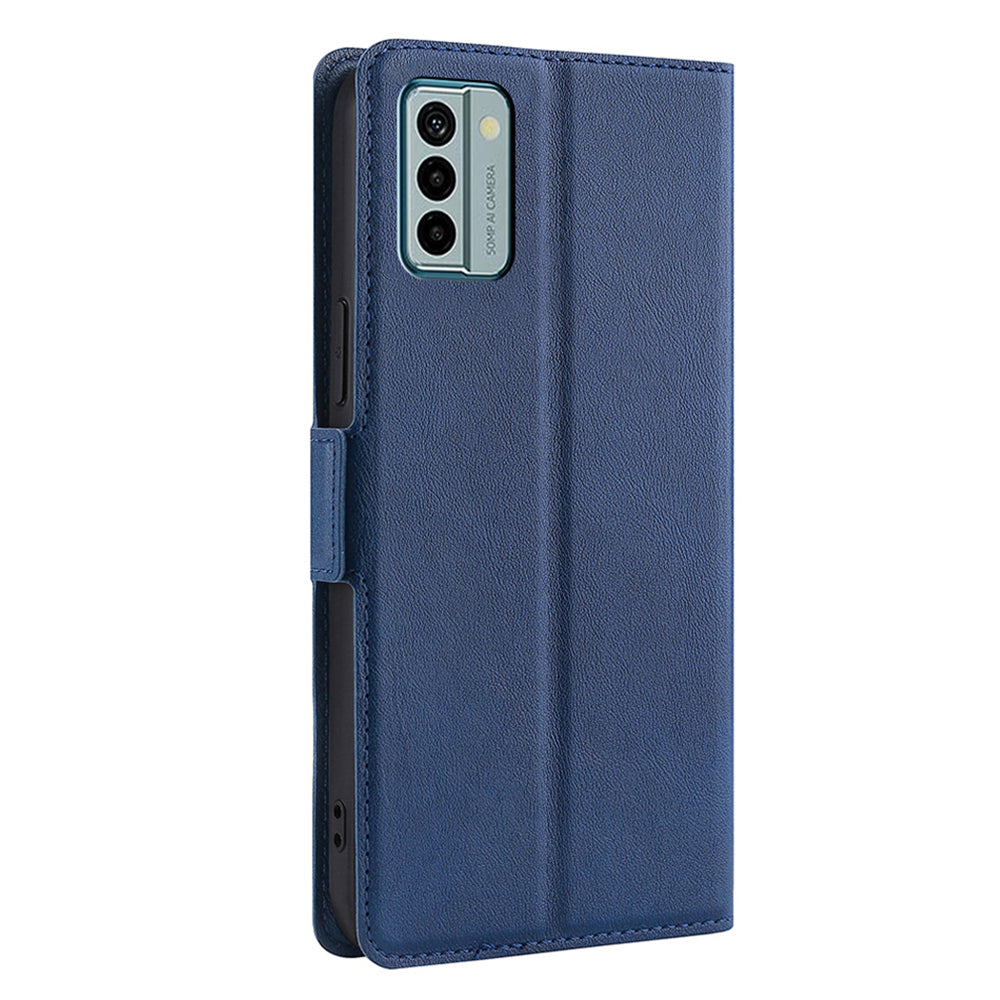 For Nokia G22 Anti-scratch PU Leather Phone Flip Case Stand Card Slot Protective Cover