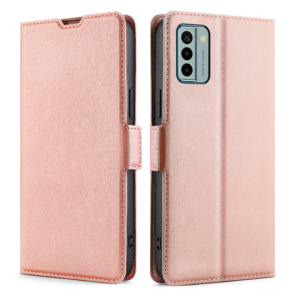 For Nokia G22 Anti-scratch PU Leather Phone Flip Case Stand Card Slot Protective Cover