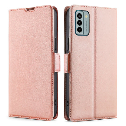 For Nokia G22 Anti-scratch PU Leather Phone Flip Case Stand Card Slot Protective Cover