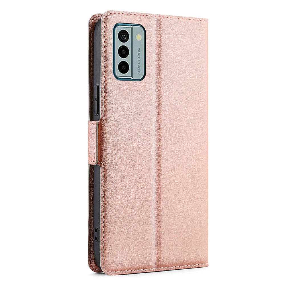 For Nokia G22 Anti-scratch PU Leather Phone Flip Case Stand Card Slot Protective Cover