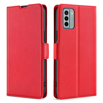 For Nokia G22 Anti-scratch PU Leather Phone Flip Case Stand Card Slot Protective Cover