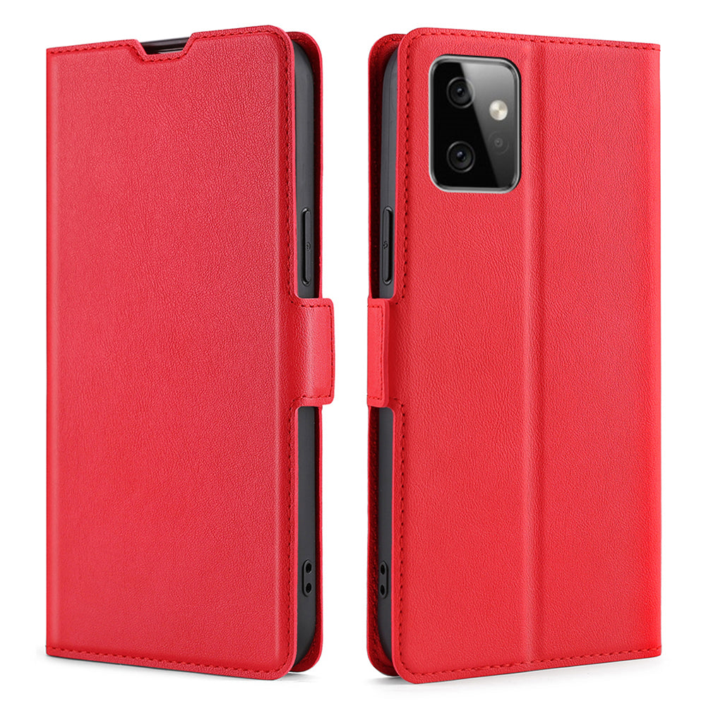 Flip Case for Motorola Moto G Power 5G Anti-scratch PU Leather Phone Stand Card Slot Cover