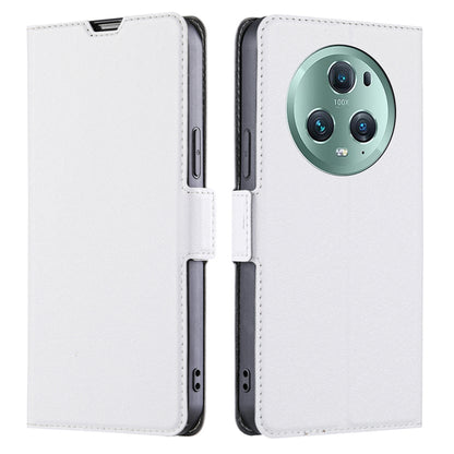For Honor Magic5 Pro Stand Phone Case PU Leather + TPU Card Holder Cover