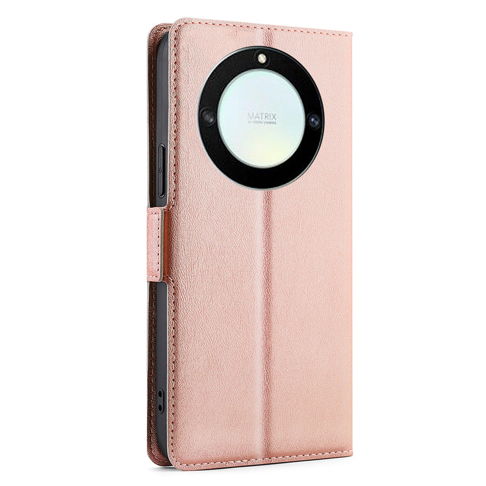 For Honor X40 5G PU Leather Smartphone Case Card Slot Phone Stand Cover