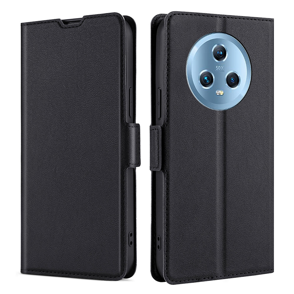 For Honor Magic5 Leather Phone Case Card Slot Stand Full Protection Cover