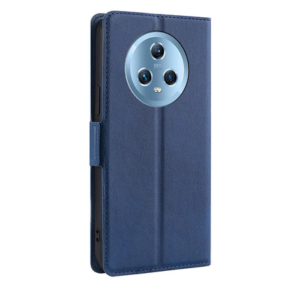 For Honor Magic5 Leather Phone Case Card Slot Stand Full Protection Cover