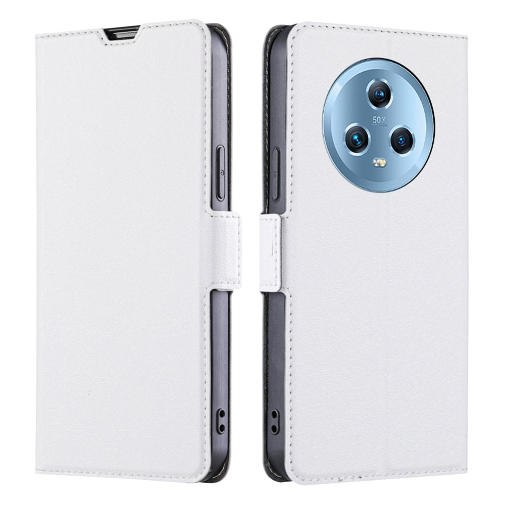 For Honor Magic5 Leather Phone Case Card Slot Stand Full Protection Cover