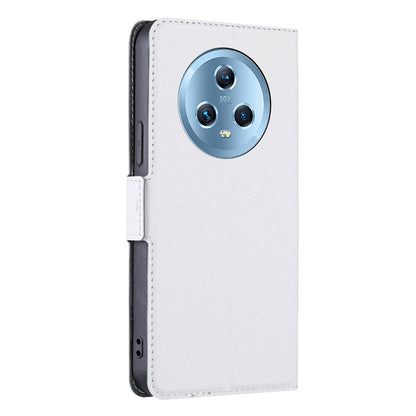 For Honor Magic5 Leather Phone Case Card Slot Stand Full Protection Cover