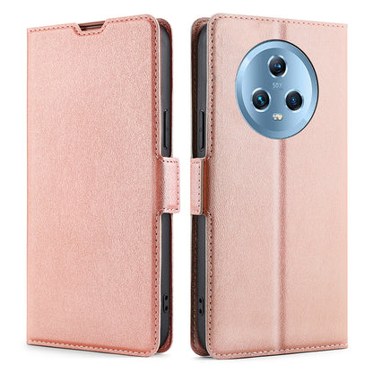 For Honor Magic5 Leather Phone Case Card Slot Stand Full Protection Cover