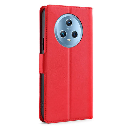 For Honor Magic5 Leather Phone Case Card Slot Stand Full Protection Cover