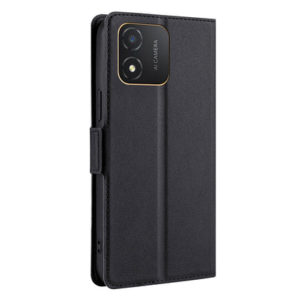 For Honor X5 4G Card Slot Protective Phone Case PU Leather Cell Phone Stand Cover