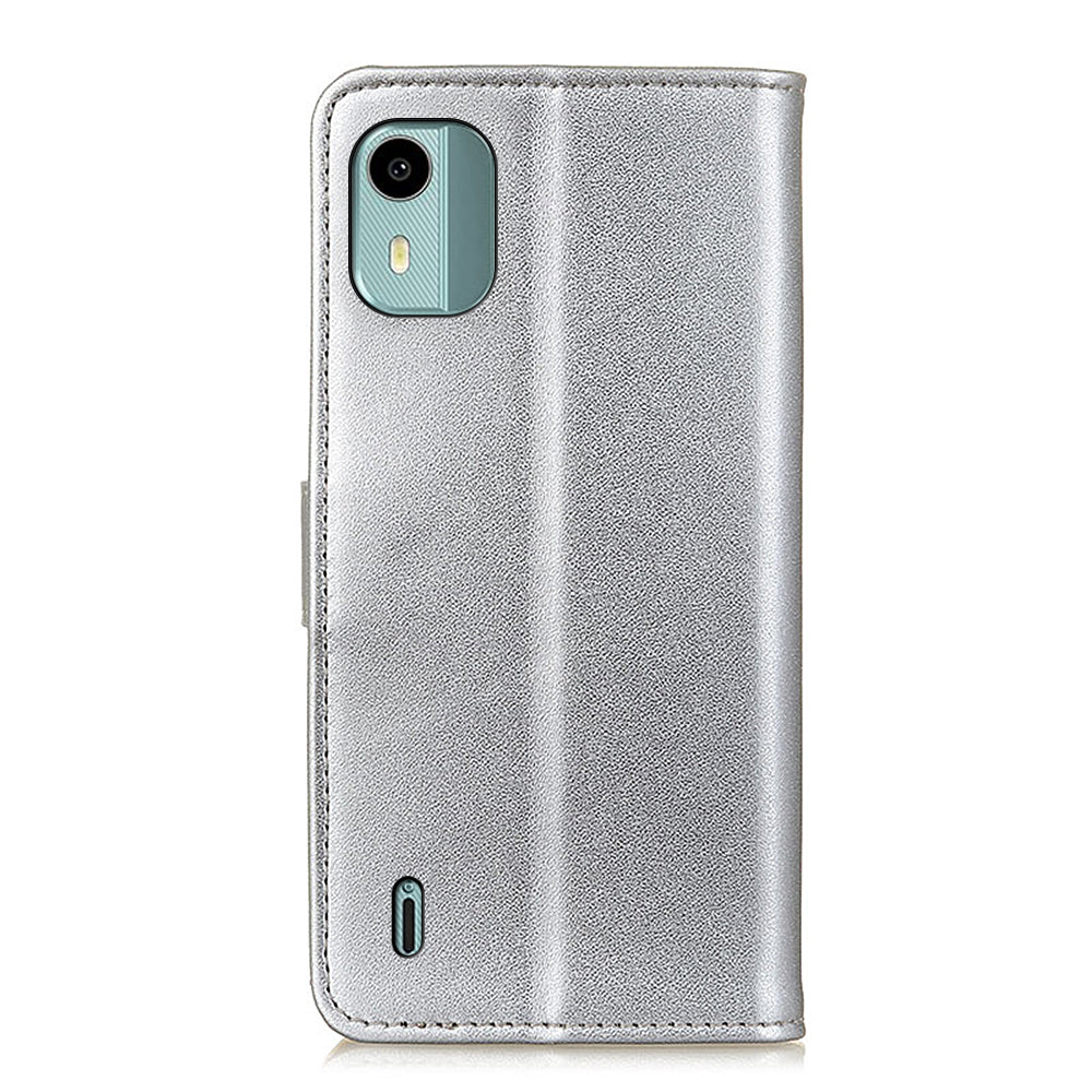 For Nokia C12 4G / C12 Plus / C12 Pro Anti-scratch PU Leather Phone Case Wallet Stand Mobile Phone Cover