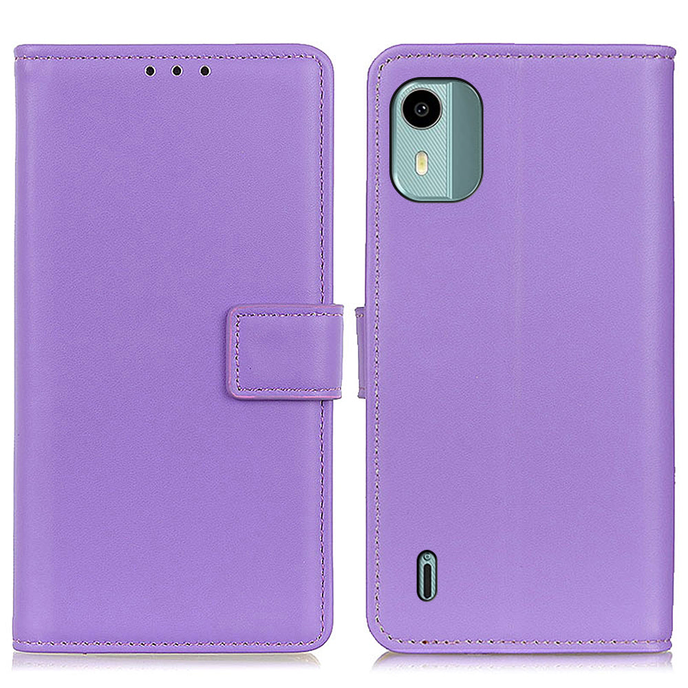 For Nokia C12 4G / C12 Plus / C12 Pro Anti-scratch PU Leather Phone Case Wallet Stand Mobile Phone Cover