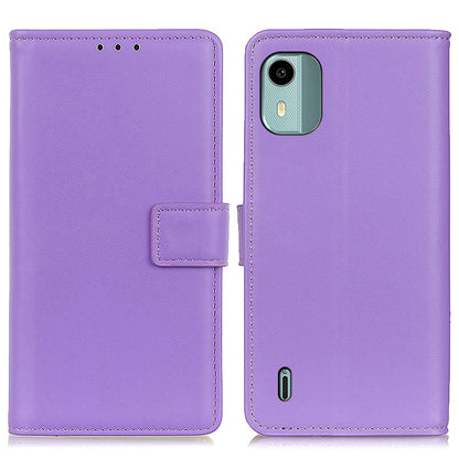 For Nokia C12 4G / C12 Plus / C12 Pro Anti-scratch PU Leather Phone Case Wallet Stand Mobile Phone Cover