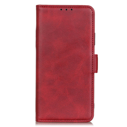 For Nokia C22 Phone Leather Case Cowhide Texture Stand Wallet Protective Cover