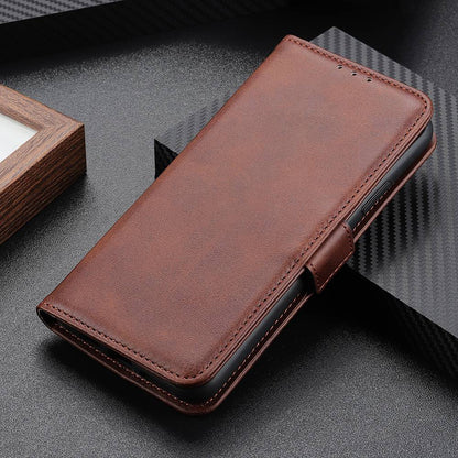 For Nokia C22 Phone Leather Case Cowhide Texture Stand Wallet Protective Cover