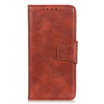 Anti-Drop Phone Shell for Nokia C22 Split  Leather Flip Cover Crazy Horse Texture Phone Case with Wallet