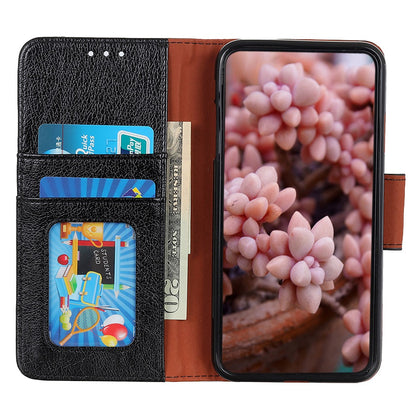 For Nokia C12 4G / C12 Plus / C12 Pro Stand Split Leather Phone Case Nappa Texture Wallet Cover