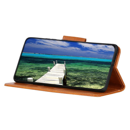 For Nokia C12 4G / C12 Plus / C12 Pro Cell Phone Wallet Case Crazy Horse Texture Leather Cover with Stand