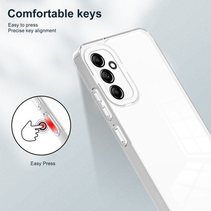 For Samsung Galaxy M14 5G Clear Back Cover TPU + PC Camera Protection Anti-drop Phone Case