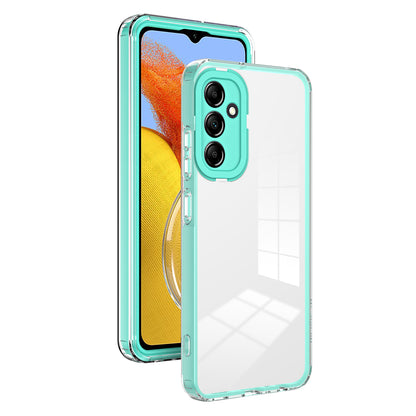 For Samsung Galaxy M14 5G Clear Back Cover TPU + PC Camera Protection Anti-drop Phone Case