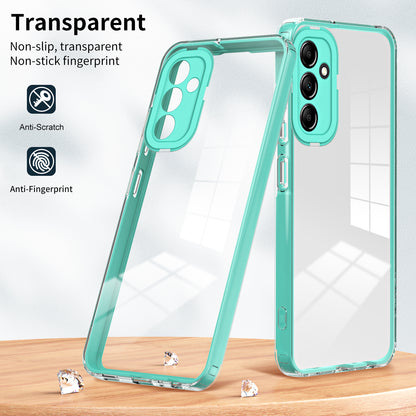 For Samsung Galaxy M14 5G Clear Back Cover TPU + PC Camera Protection Anti-drop Phone Case