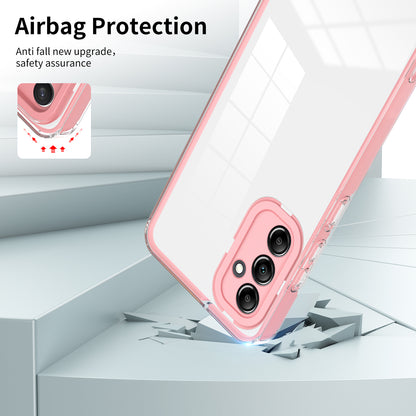 For Samsung Galaxy M14 5G Clear Back Cover TPU + PC Camera Protection Anti-drop Phone Case