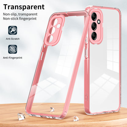 For Samsung Galaxy M14 5G Clear Back Cover TPU + PC Camera Protection Anti-drop Phone Case