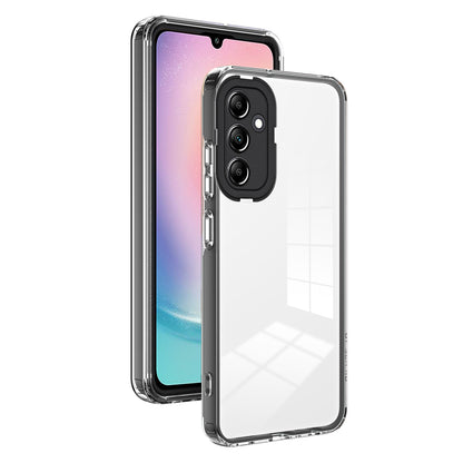 3-in-1 TPU PC Case for Samsung Galaxy A24 4G Anti-Drop Phone Cover with PC Camera Frame