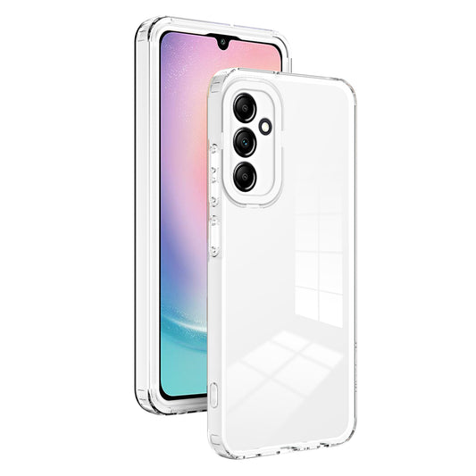 3-in-1 TPU PC Case for Samsung Galaxy A24 4G Anti-Drop Phone Cover with PC Camera Frame