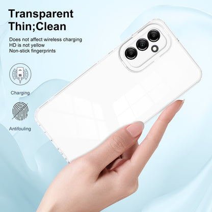 3-in-1 TPU PC Case for Samsung Galaxy A24 4G Anti-Drop Phone Cover with PC Camera Frame