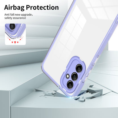 3-in-1 TPU PC Case for Samsung Galaxy A24 4G Anti-Drop Phone Cover with PC Camera Frame