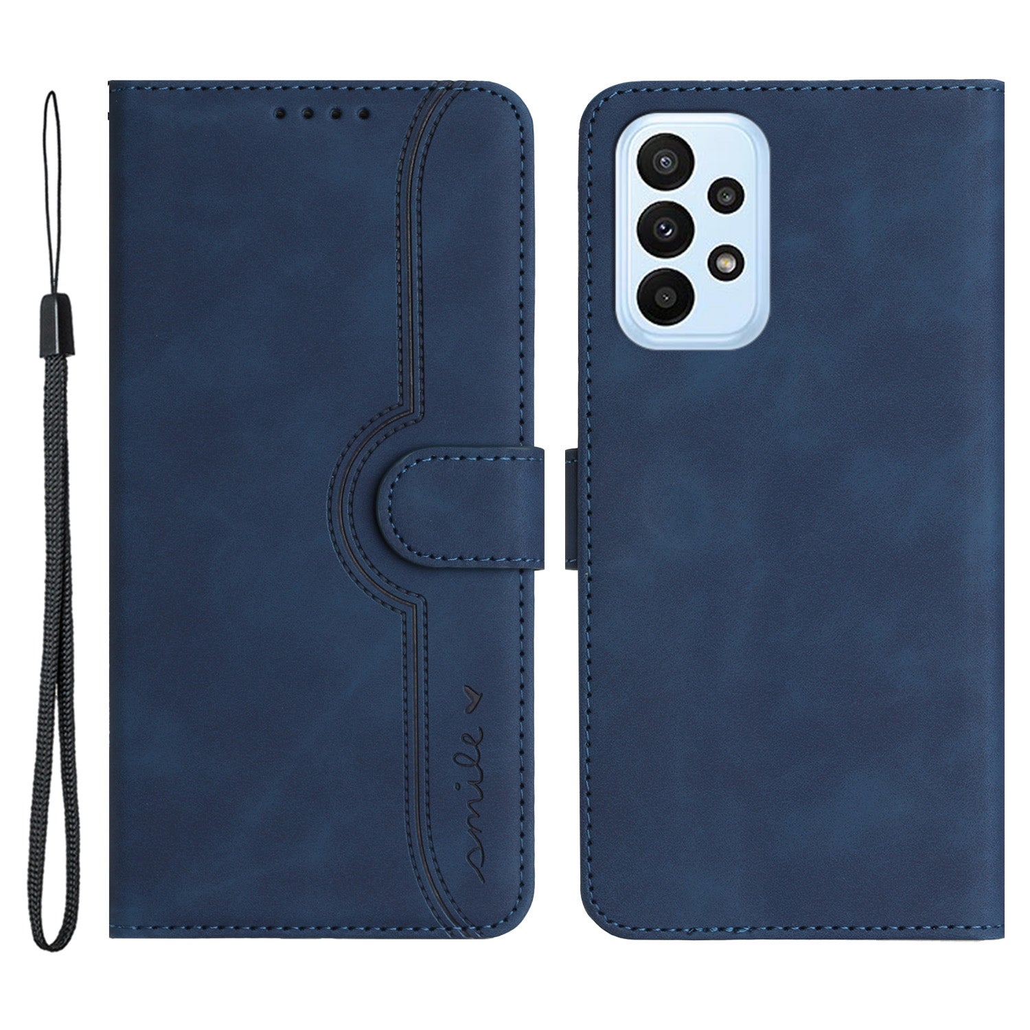 YX003 For Samsung Galaxy A33 5G Anti-Scratch Wallet PU Leather Imprinted Pattern Cover Phone Stand Case