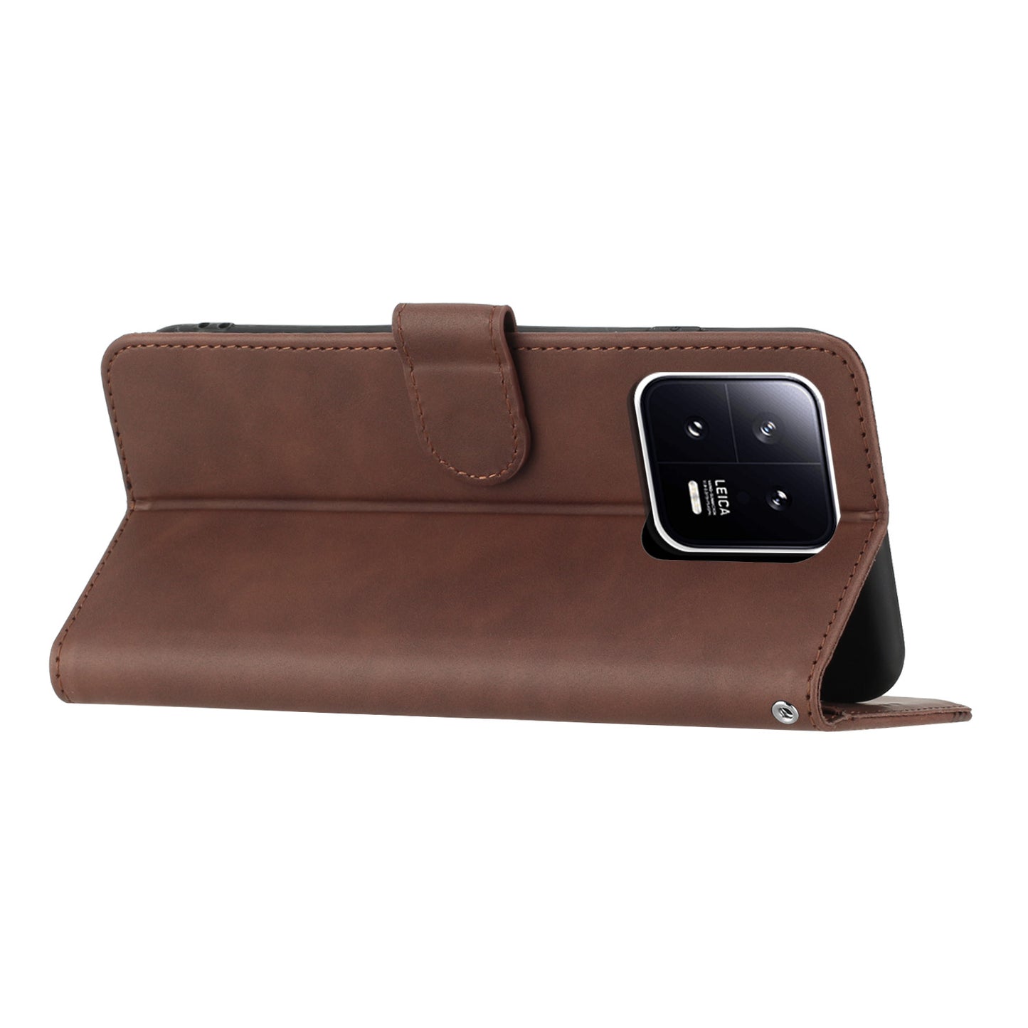 YX003 Phone Shell for Xiaomi 13 5G PU Leather Wallet Phone Stand Case Imprinted Pattern Magnetic Cover