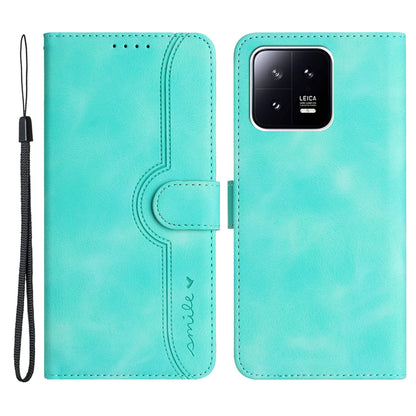 YX003 Phone Shell for Xiaomi 13 5G PU Leather Wallet Phone Stand Case Imprinted Pattern Magnetic Cover