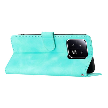 YX003 Phone Shell for Xiaomi 13 5G PU Leather Wallet Phone Stand Case Imprinted Pattern Magnetic Cover