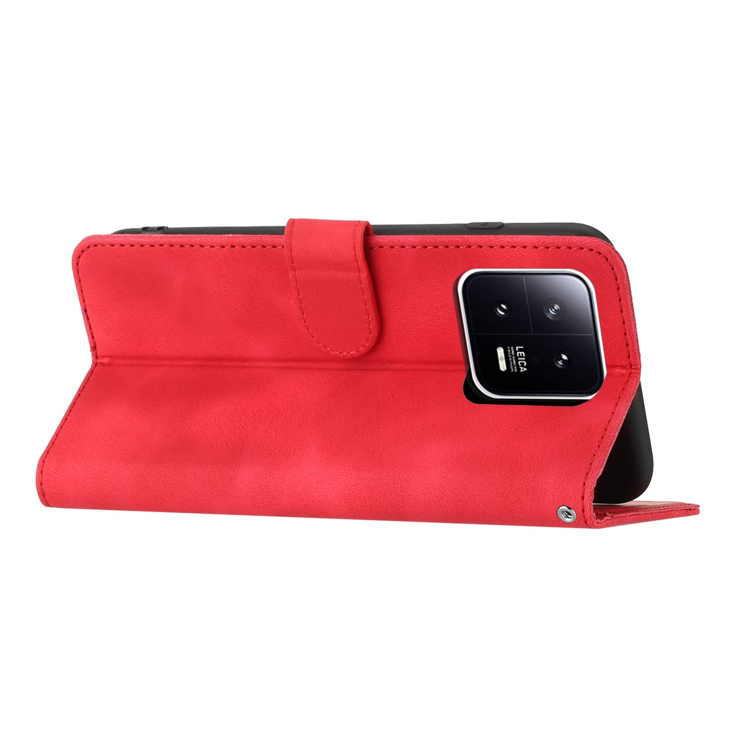 YX003 Phone Shell for Xiaomi 13 5G PU Leather Wallet Phone Stand Case Imprinted Pattern Magnetic Cover