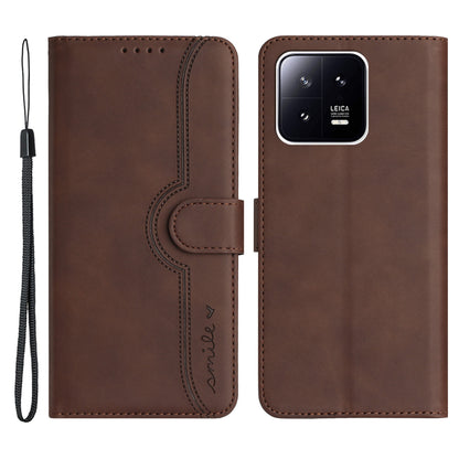 YX003 For Xiaomi 13 Pro 5G Anti-Dust PU Leather Case Imprinted Pattern Phone Stand Cover Wallet